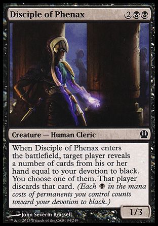 Disciple of Phenax (Theros) Trading Card