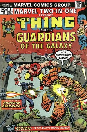 The Thing & Guardians Of The Galaxy #5 Marvel best Two In One