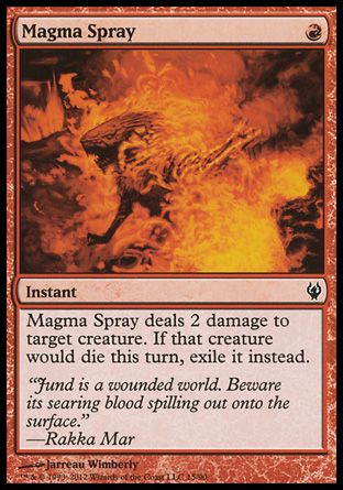 Magma Spray (Izzet vs. Golgari) Trading Card