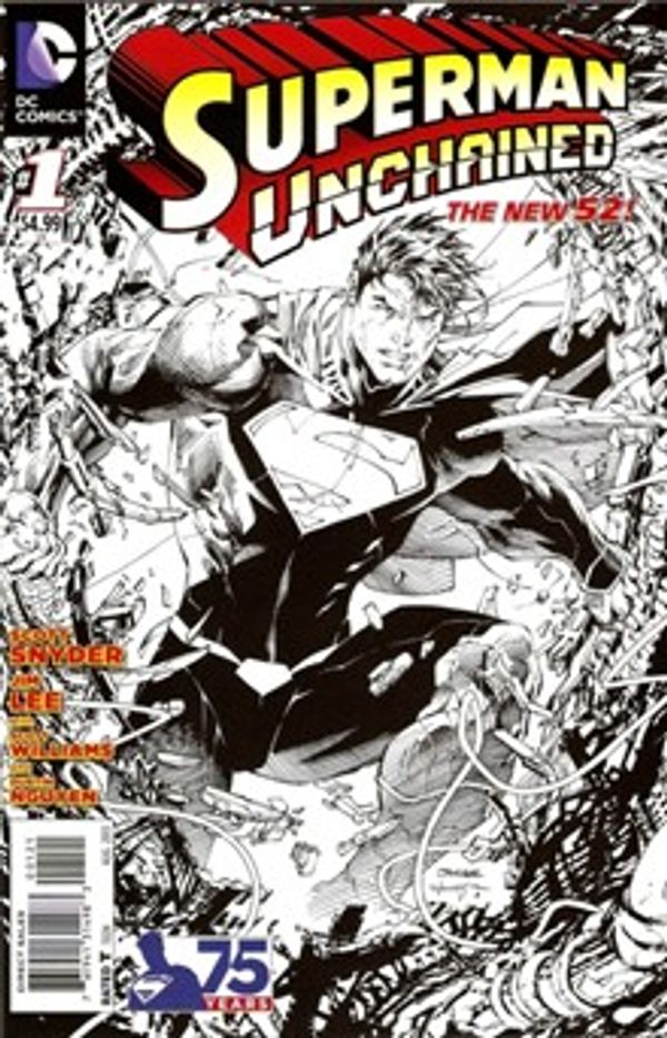 Superman Unchained #1 (Black & White Var Ed)