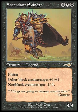 Ascendant Evincar (Nemesis) Trading Card