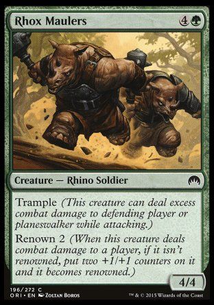 Rhox Maulers (Magic Origins) Trading Card