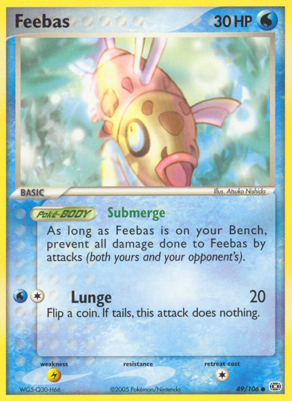 Feebas (49/106) - Emerald Pokémon Card