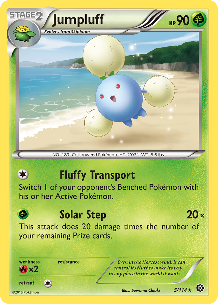 Jumpluff (5/114) - Steam Siege Pokémon Card