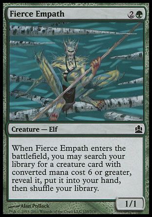 Fierce Empath (MTG Commander) Trading Card