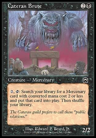 Cateran Brute (Mercadian Masques) Trading Card