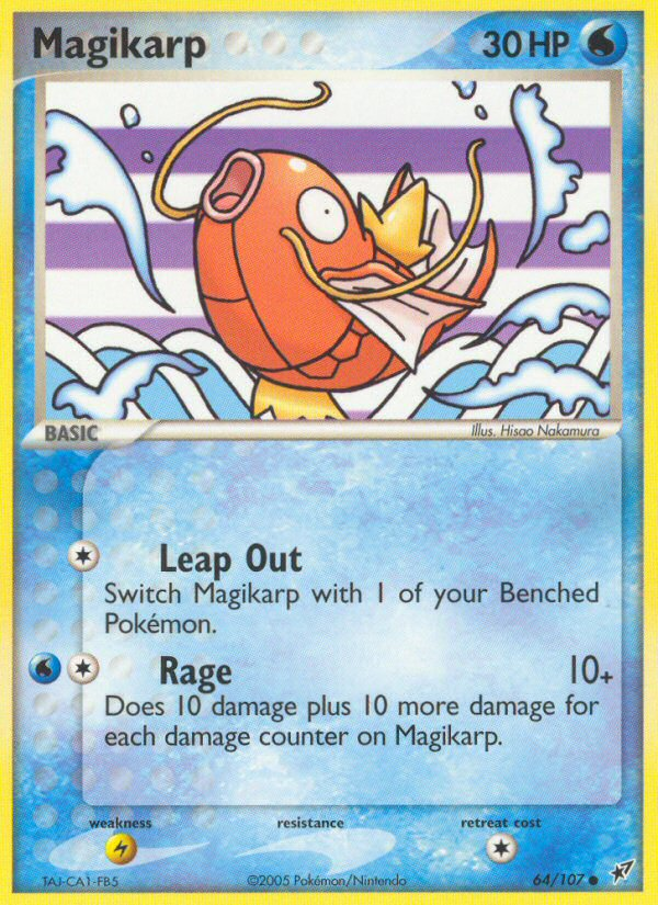 Magikarp (64/107) - Deoxys Pokémon Card