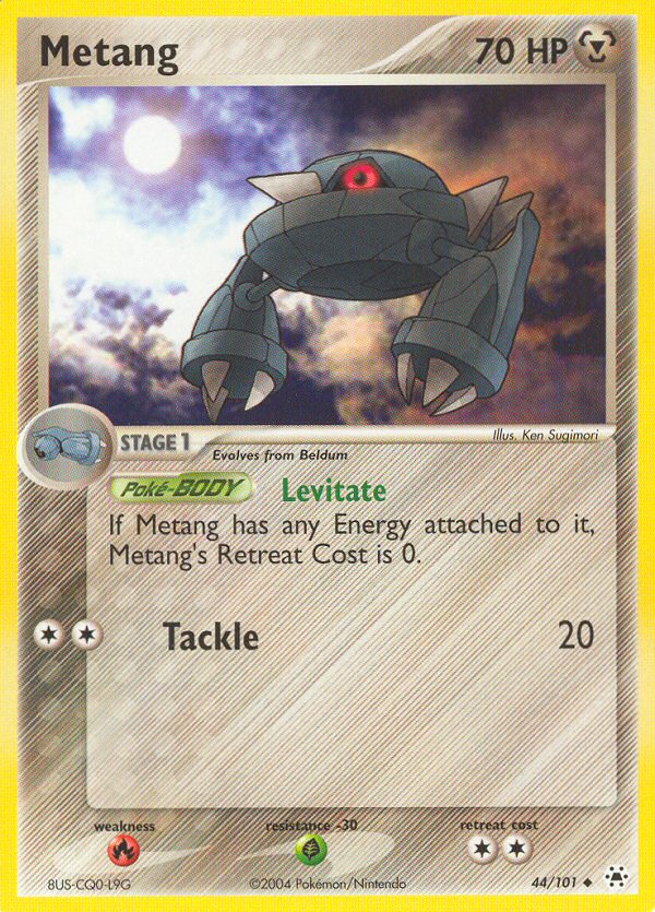 Metang (44/101) - Hidden Legends Pokémon Card