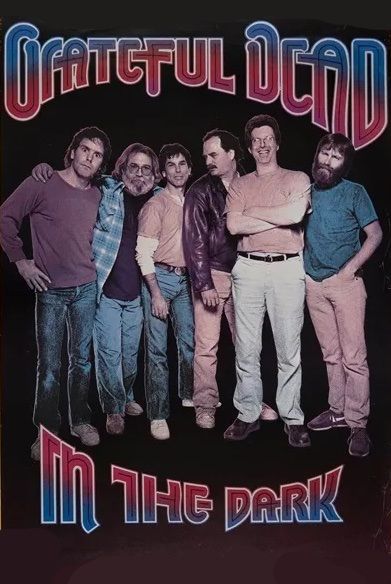 Grateful Dead In The Dark Promotional Poster 1987 Concert Poster