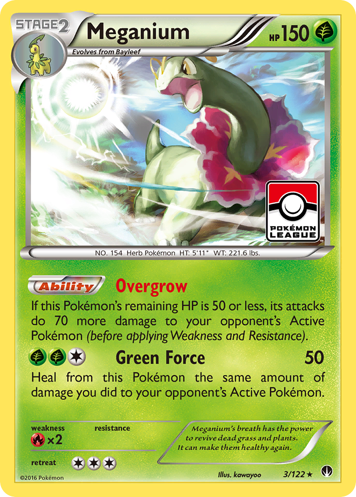 Meganium (3/122) - BREAKpoint Pokémon Card