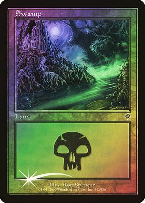 Swamp (#342) (Invasion - Foil)