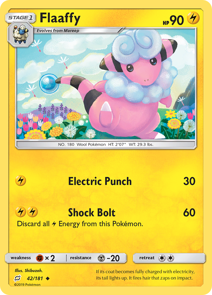 Flaaffy (42/181) - Team Up Pokémon Card