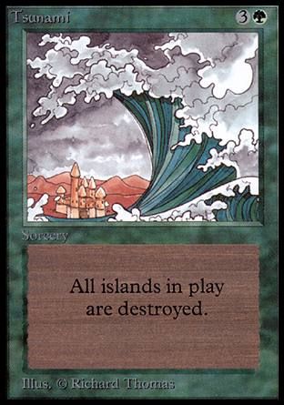 Tsunami (Alpha) Trading Card