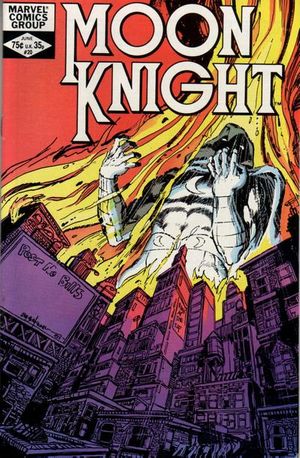 Glossy iconic cover Moon Knight #29 good from 1982 NM comic