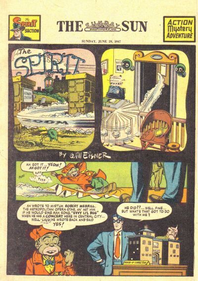Spirit Section #6/29/1947 Comic