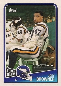 Joey Browner 1988 Topps #160 Sports Card