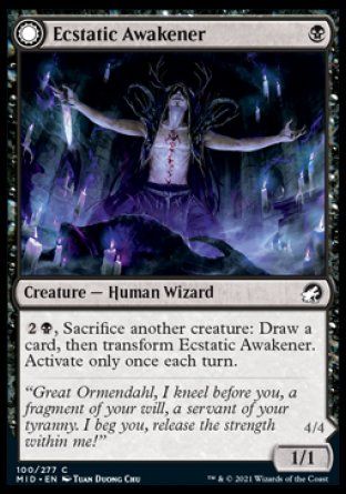 Ecstatic Awakener (Innistrad: Midnight Hunt) Trading Card