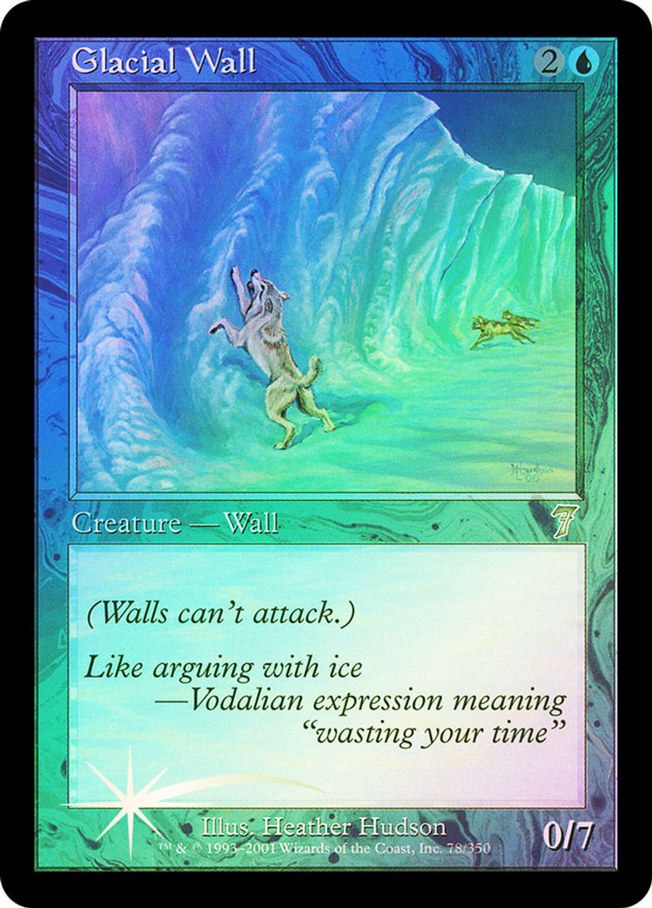 Glacial Wall (7th Edition - Foil) Trading Card