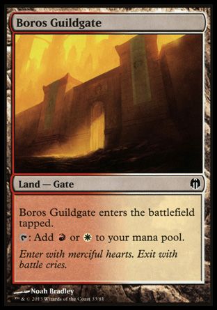 Boros Guildgate (Heroes vs. Monsters) Trading Card