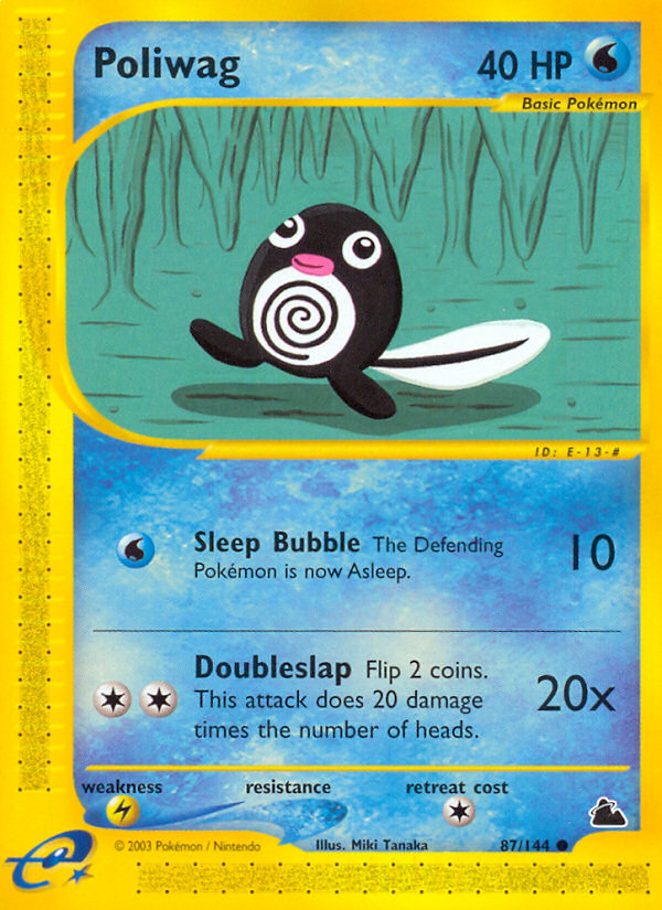 Poliwag (87/144) - Skyridge Pokémon Card