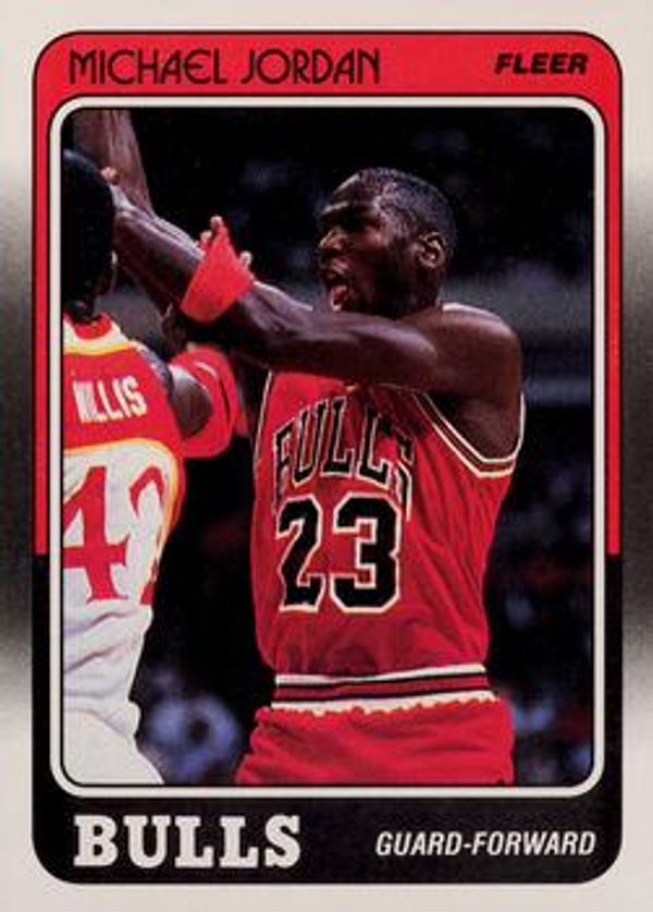 Michael Jordan 1988 Fleer #17