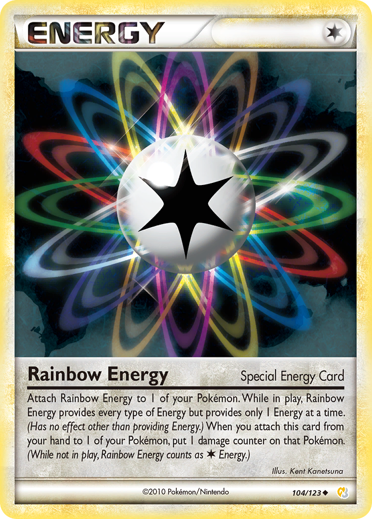 Rainbow Energy (104/123) - HeartGold & SoulSilver Pokémon Card