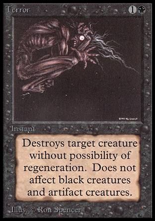 Terror (Beta) Trading Card