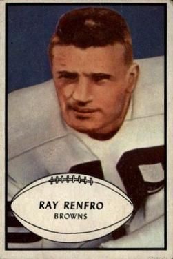 Ray Renfro 1953 Bowman #62 Sports Card