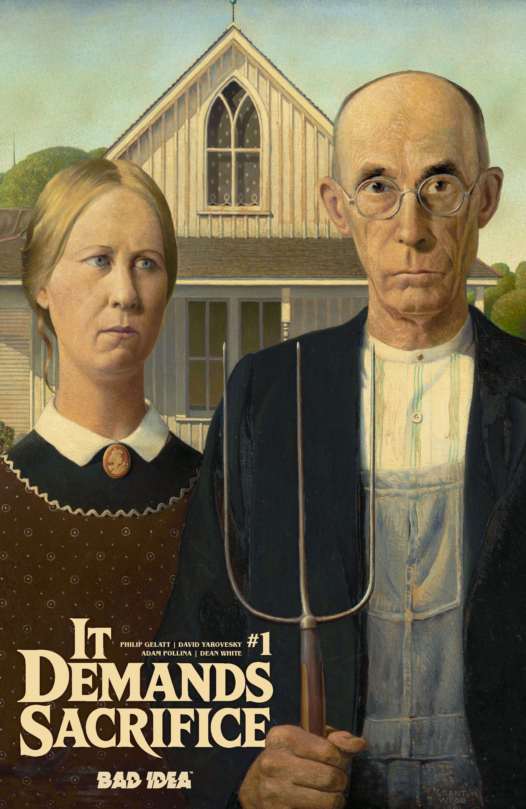 It Demands Sacrifice #1 (Cvr E Grant Wood Old Masters Variant) Comic