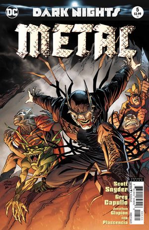 Dark Nights: Metal #5 (Kubert Variant Cover)