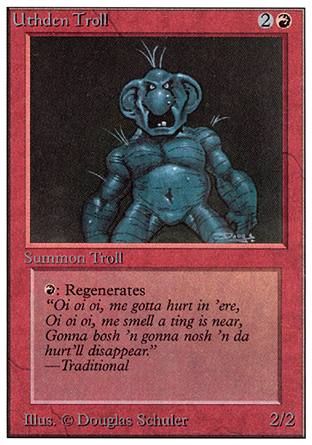 Uthden Troll (Unlimited) Trading Card