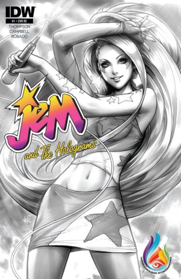 Jem & the Holograms #1 (Comics & Ponies Sketch Edition)