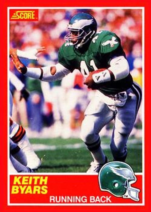 Keith Byars 1989 Score #198