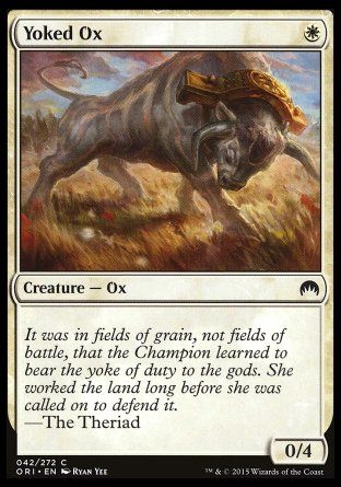 Yoked Ox (Magic Origins) Trading Card