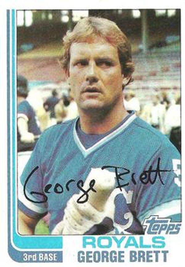 MLB George Brett Signed Trading Cards, Collectible George Brett