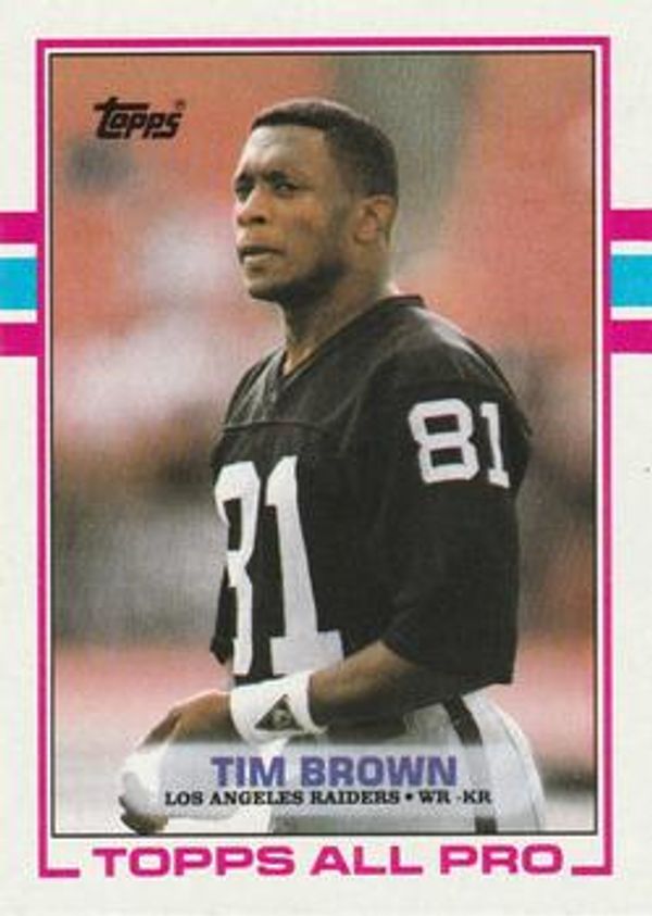 Tim Brown 1989 Topps #265