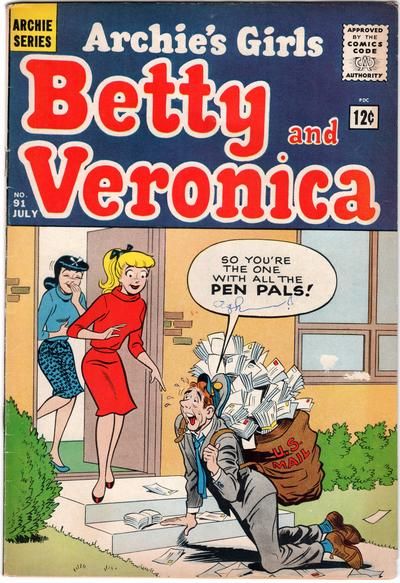 Archie's Girls Betty and Veronica #91 Comic