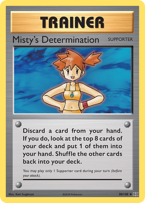 Misty's Determination (Trainer: Supporter) (80/108) - Evolutions