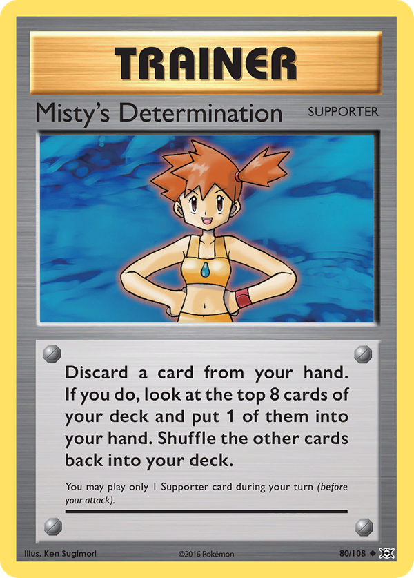 Misty's Determination (80/108) - Evolutions