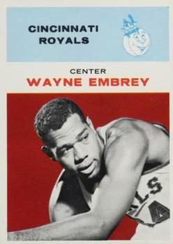 Wayne Embry 1961 Fleer #12 Sports Card