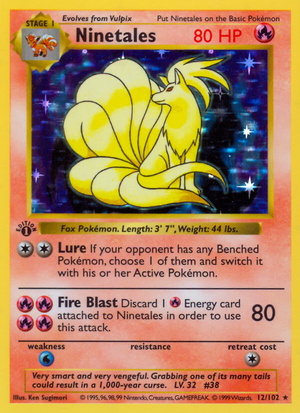 Ninetales (12/102) - Base (1st Edition)
