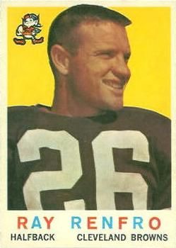 Ray Renfro 1959 Topps #37 Sports Card