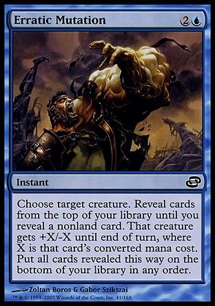 Erratic Mutation (Planar Chaos) Trading Card