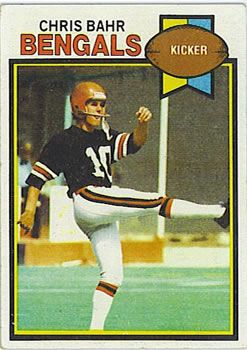 Chris Bahr 1979 Topps #225 Sports Card