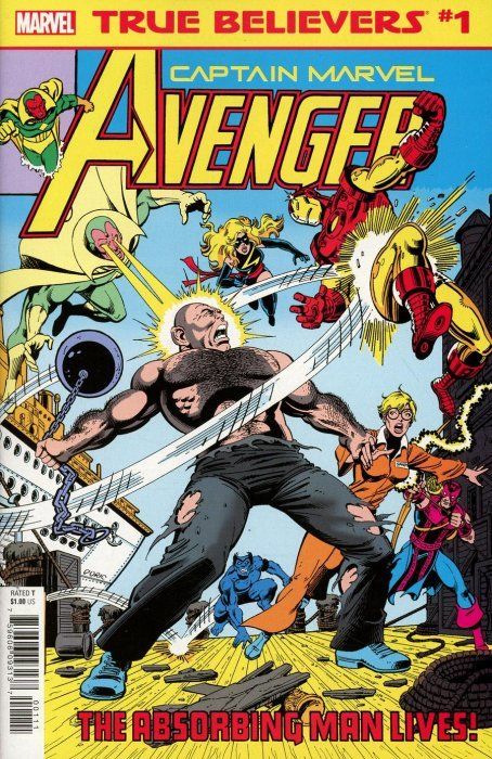 True Believers: Captain Marvel - Avenger #1 Comic
