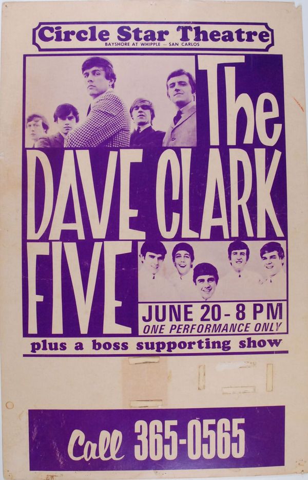 The Dave Clark Five The Circle Star Theatre 1965