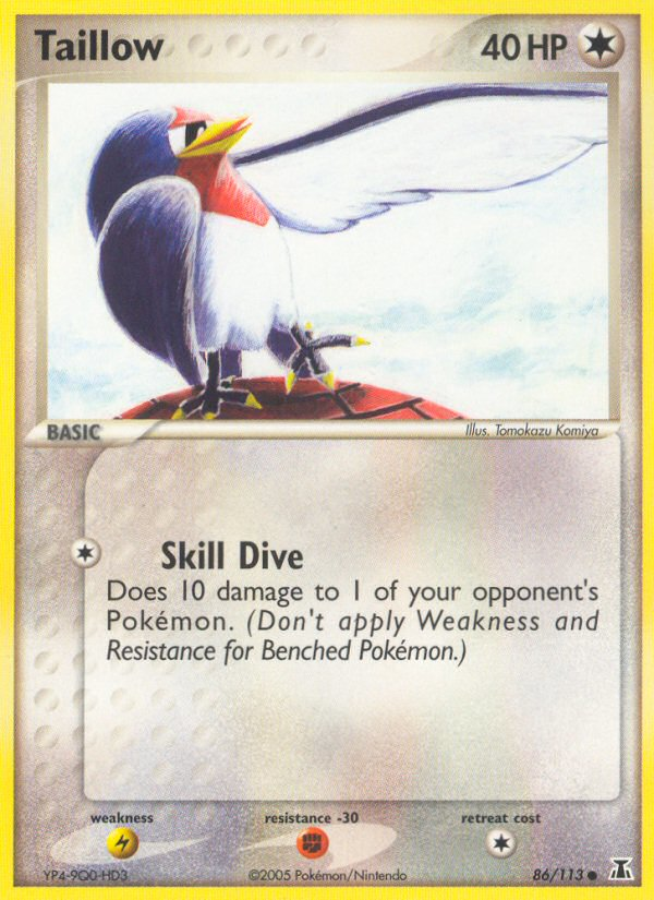 Taillow (86/113) - Delta Species Pokémon Card