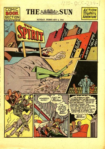 Spirit Section #2/6/1944 Comic