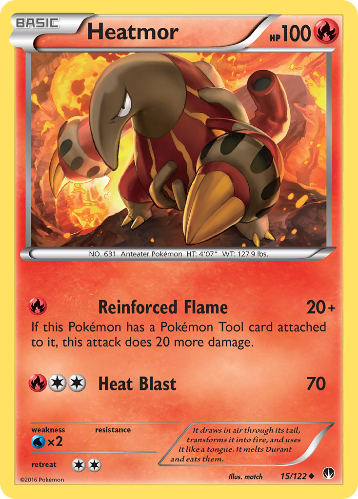 Heatmor (15/122) - BREAKpoint Pokémon Card