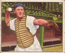 Bruce Edwards 1950 Bowman #165 Sports Card